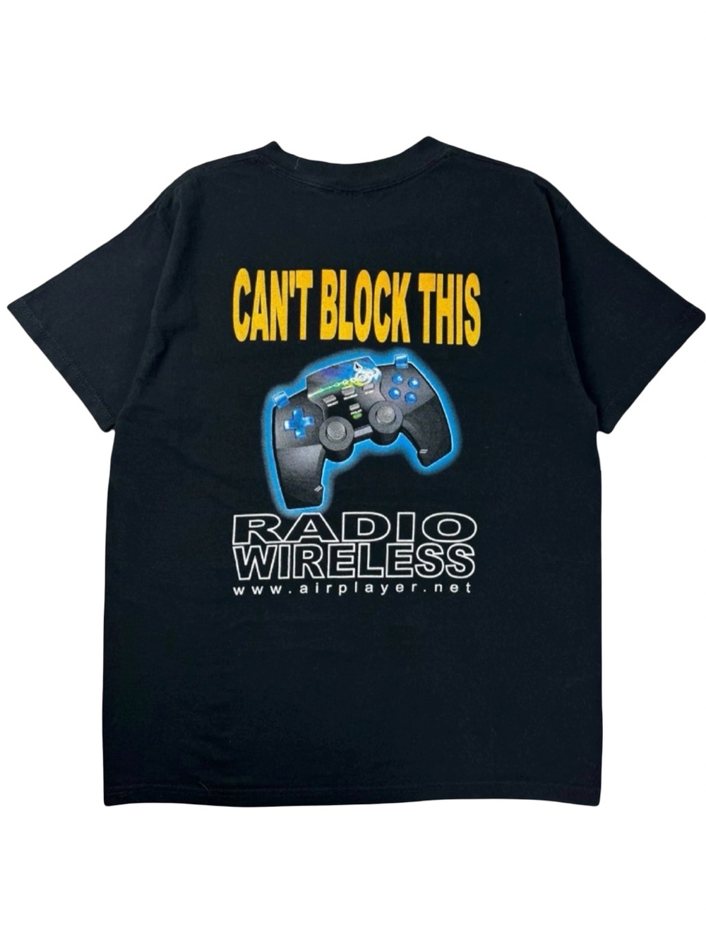 Vintage 90s AirPlay Wireless Controller Technology Gaming Promo T-Shirt